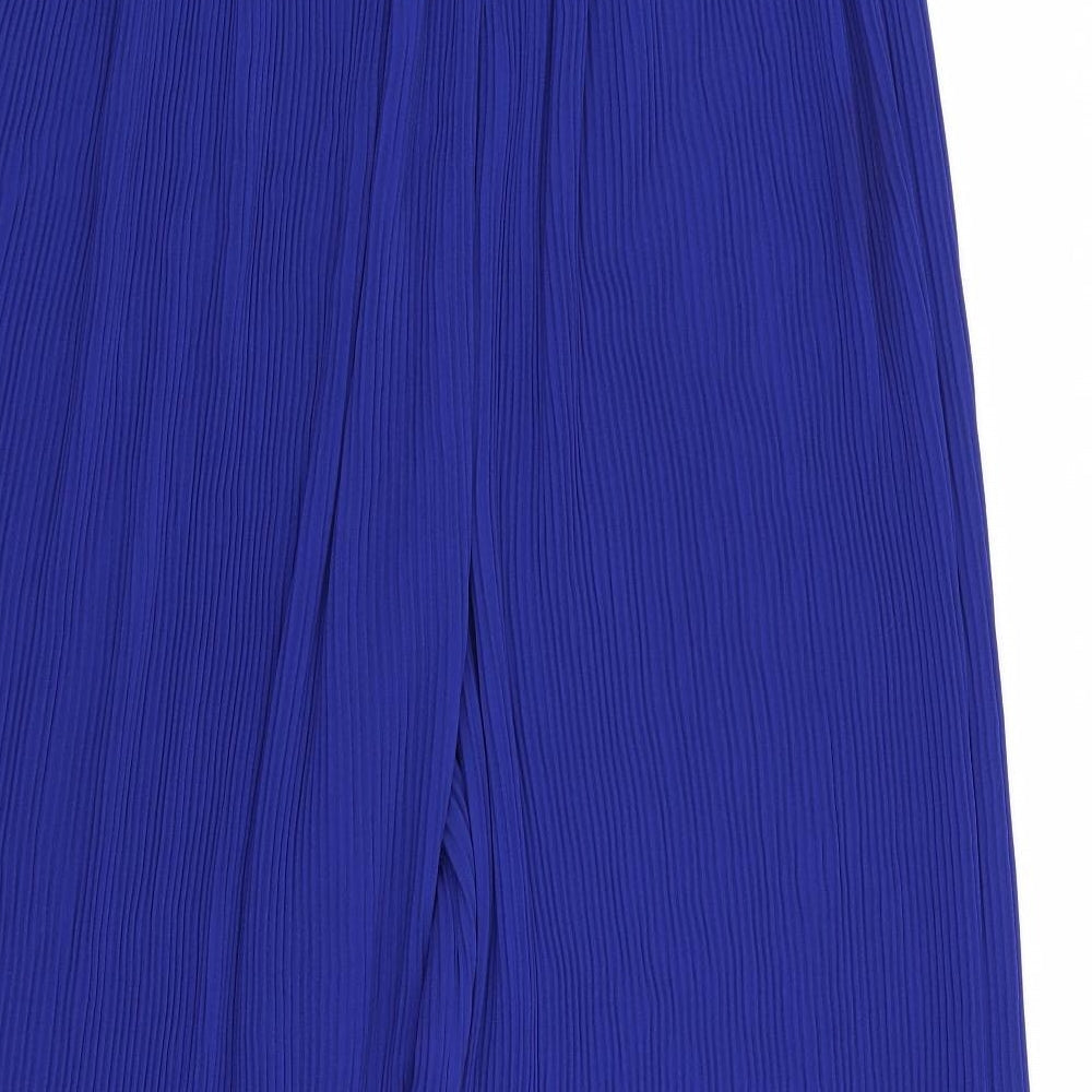 Zara Womens Blue Trousers Size 4 L22 in - Stretch waistband