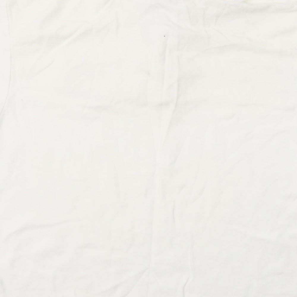Screen Stars Mens White Polo Size M