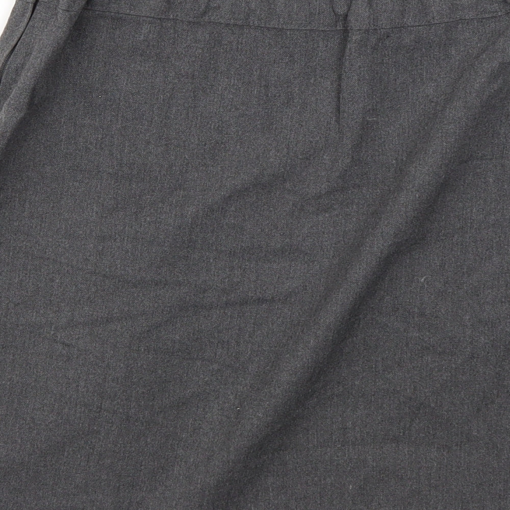 M&S Girls Grey Flare Skirt Size 9-10 Years