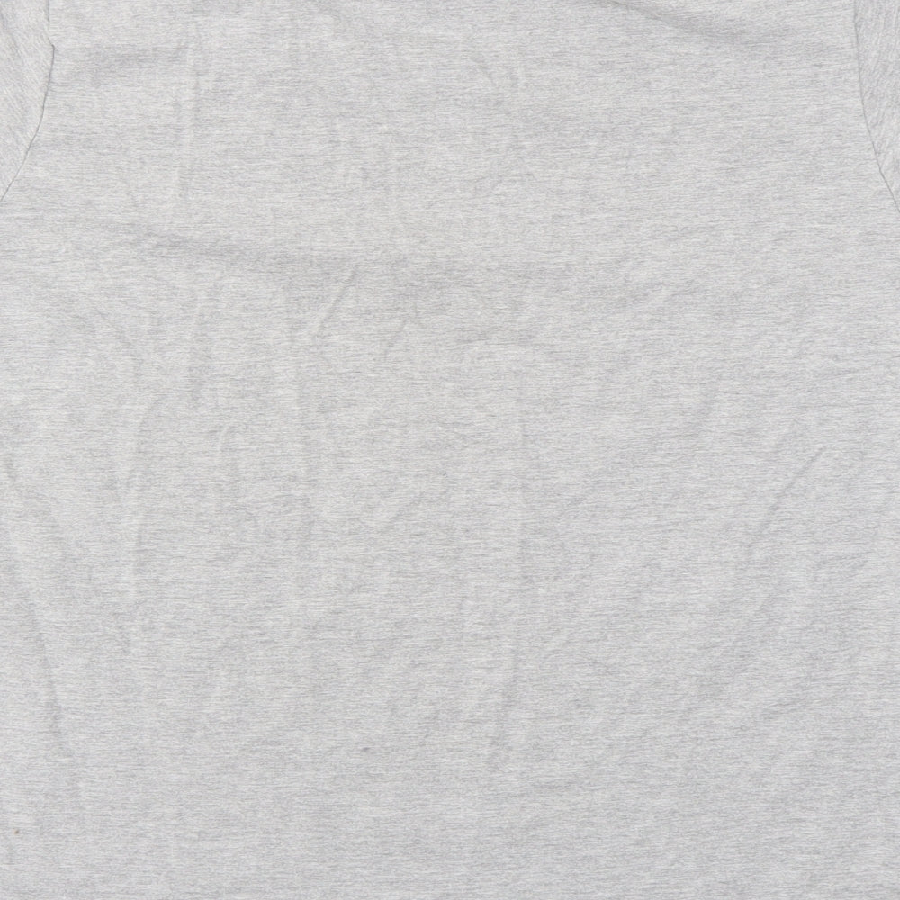 Gildan Womens Grey Basic T-Shirt Size L