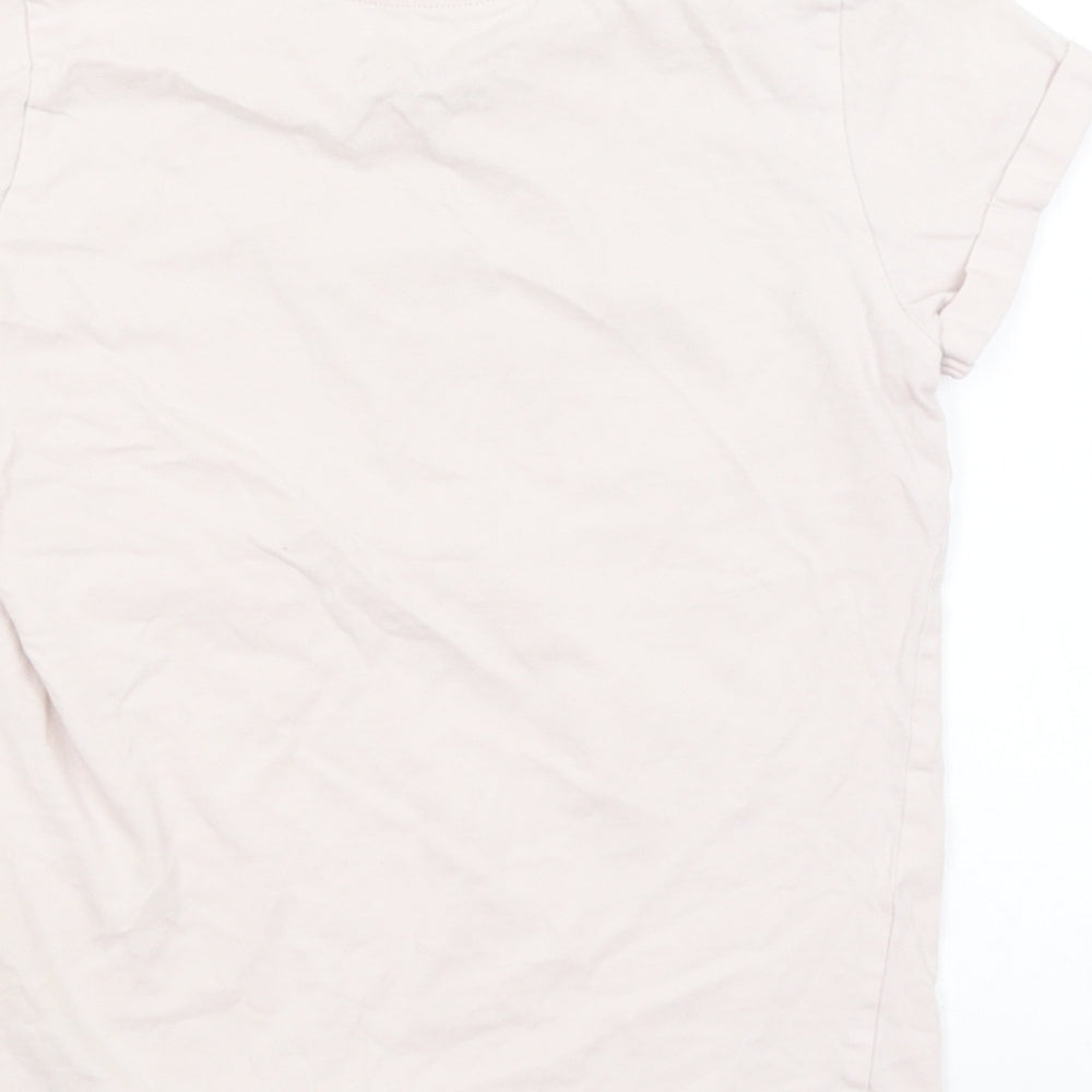 Primark Girls Pink Basic T-Shirt Size 9-10 Years - Love
