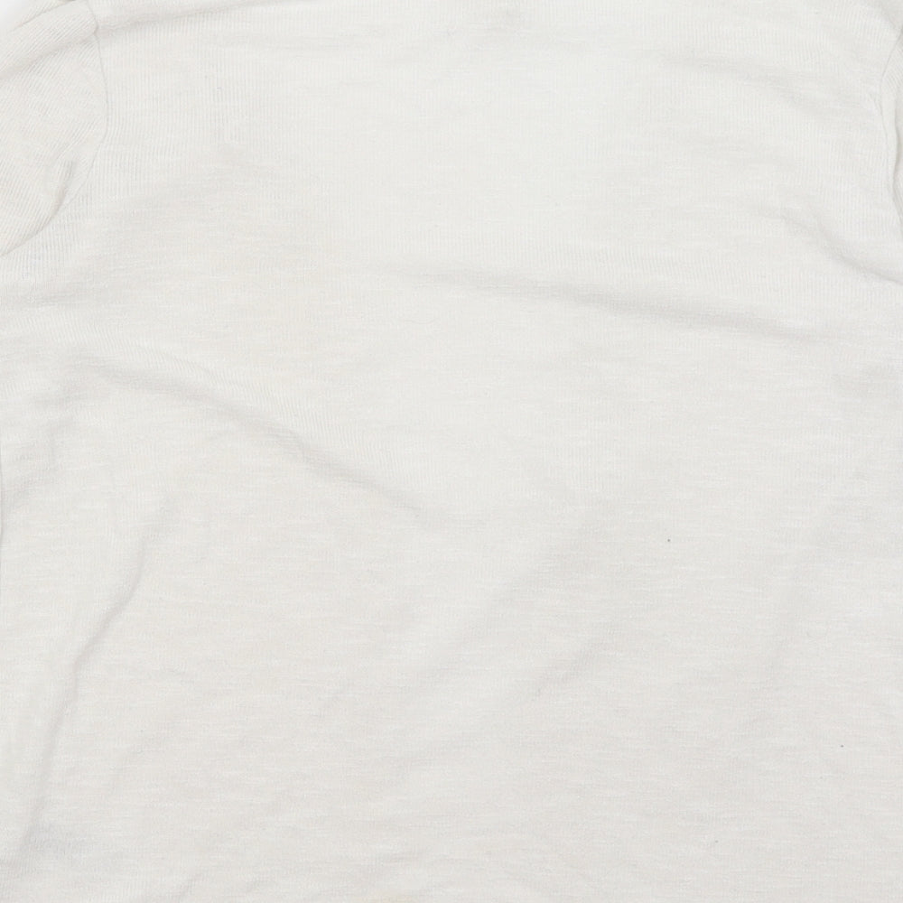Young Dimension Girls White Shrug Jumper Size 9-10 Years