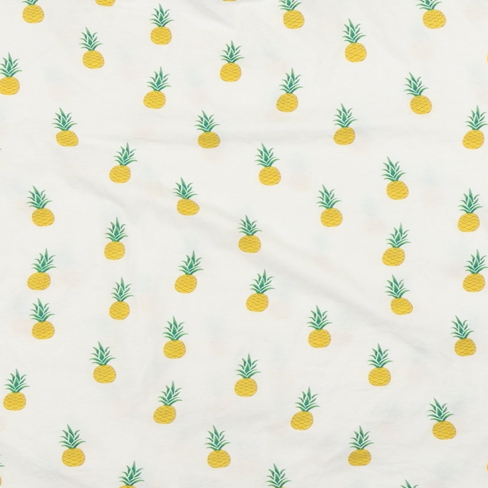 Debenhams Womens White Basic T-Shirt Size 12