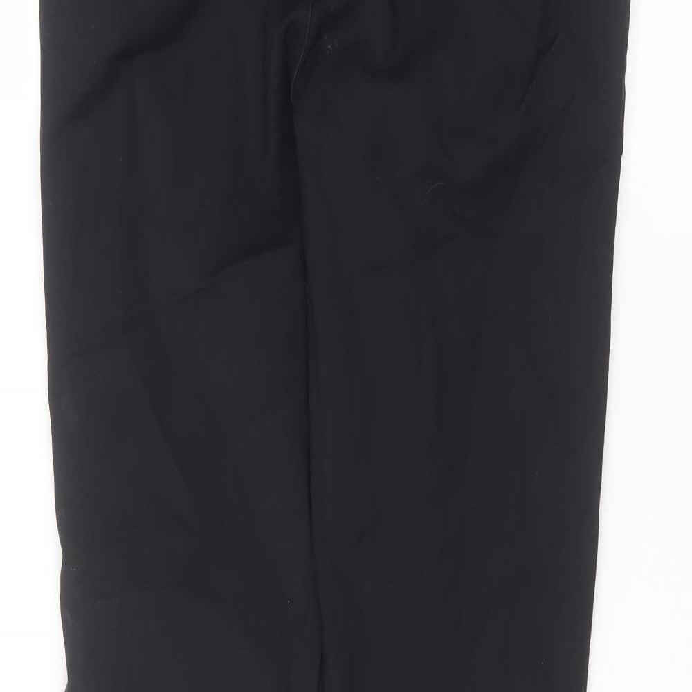 Preworn Womens Black Trousers Size L L30 in