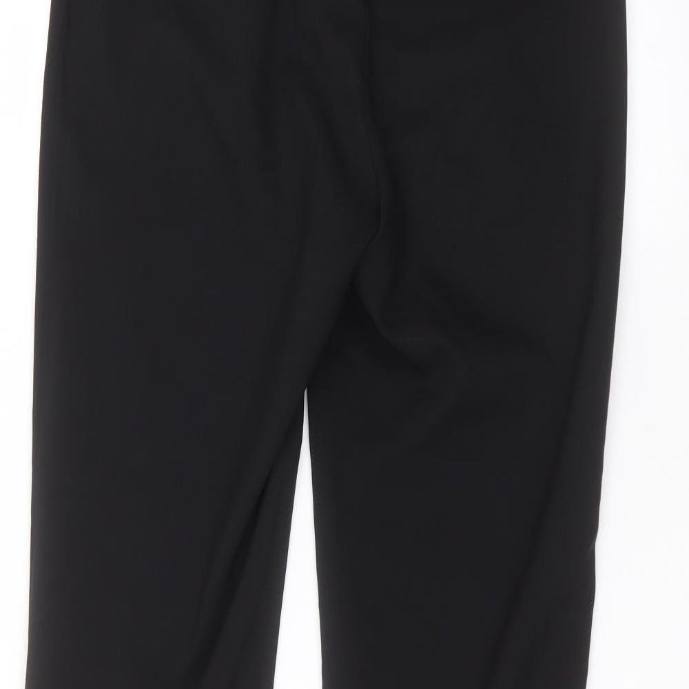 Papaya Womens Black Trousers Size 10 L28 in