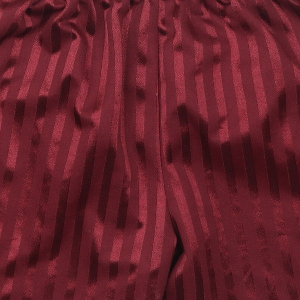 Dean Boys Red Striped Sweat Shorts Size 7-8 Years