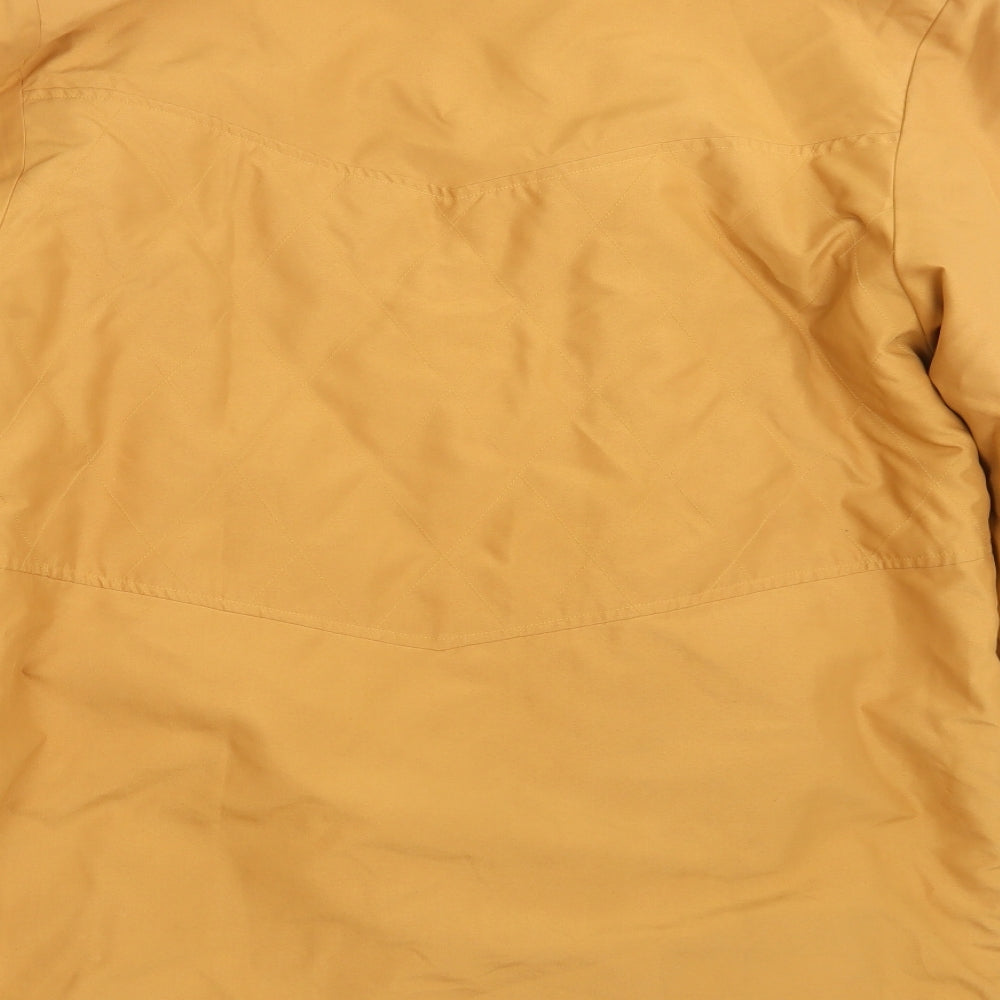 Doxon Womens Yellow Overcoat Coat Size 14