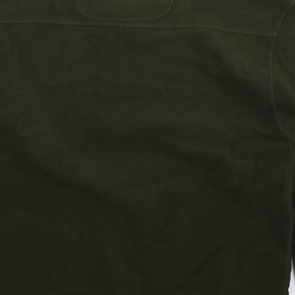 Jack Orton Mens Green Fleece Pullover Sweatshirt Size S