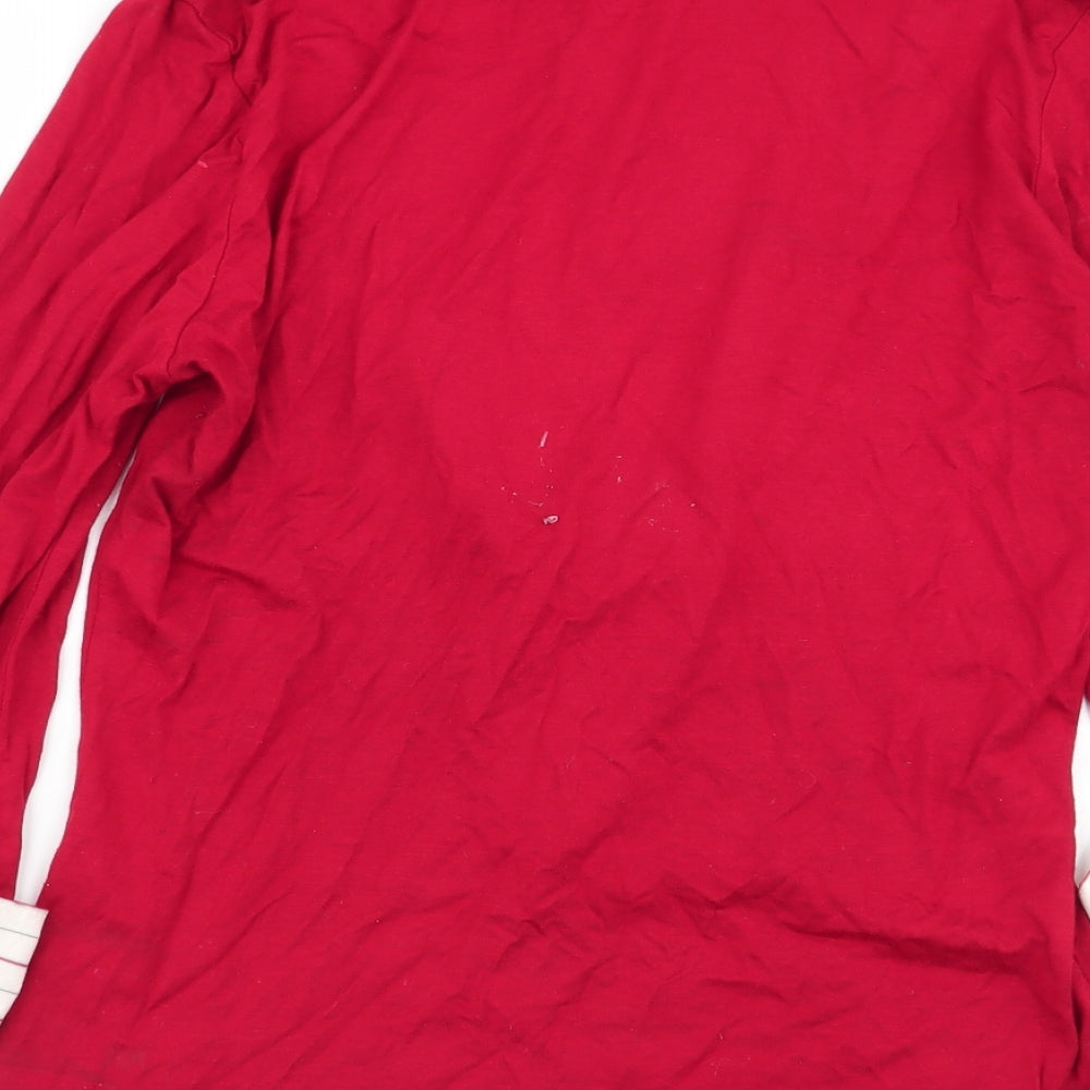 k Womens Red Basic Blouse Size 12