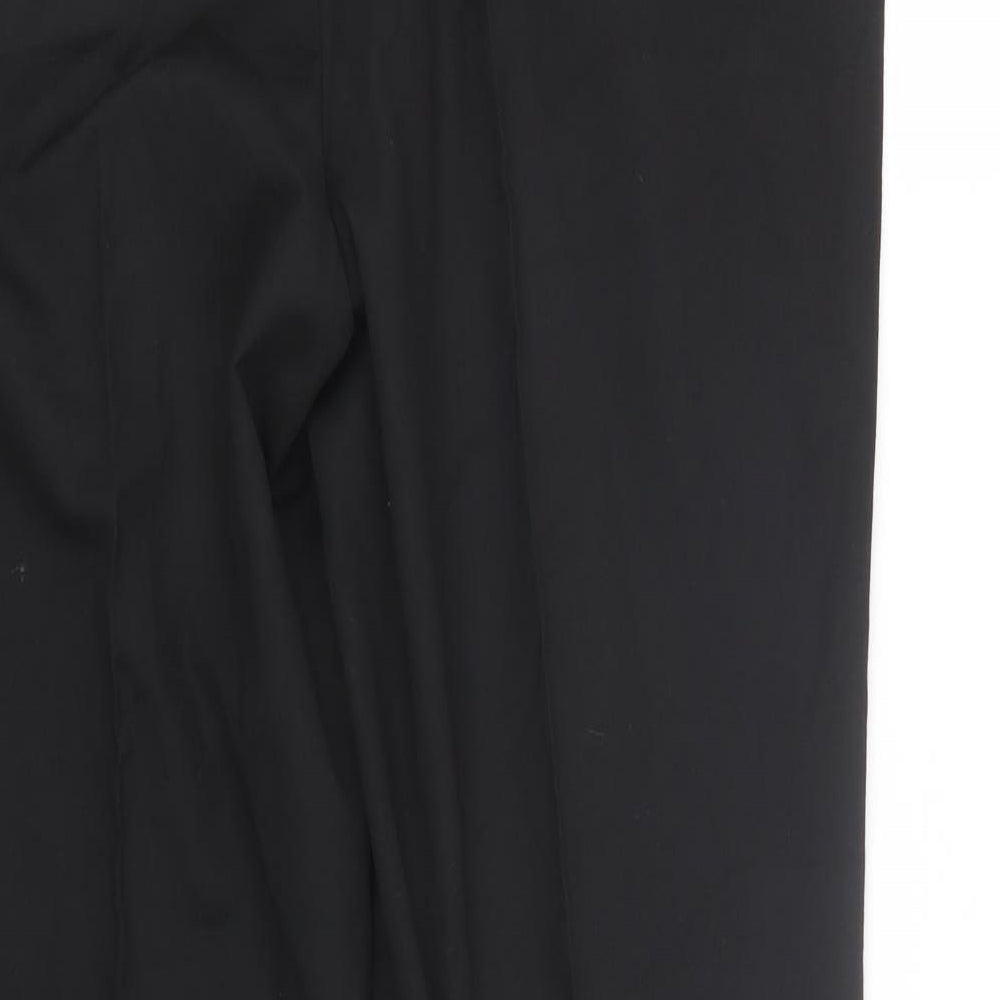 M&S Womens Black Trousers Size 40 L30 in