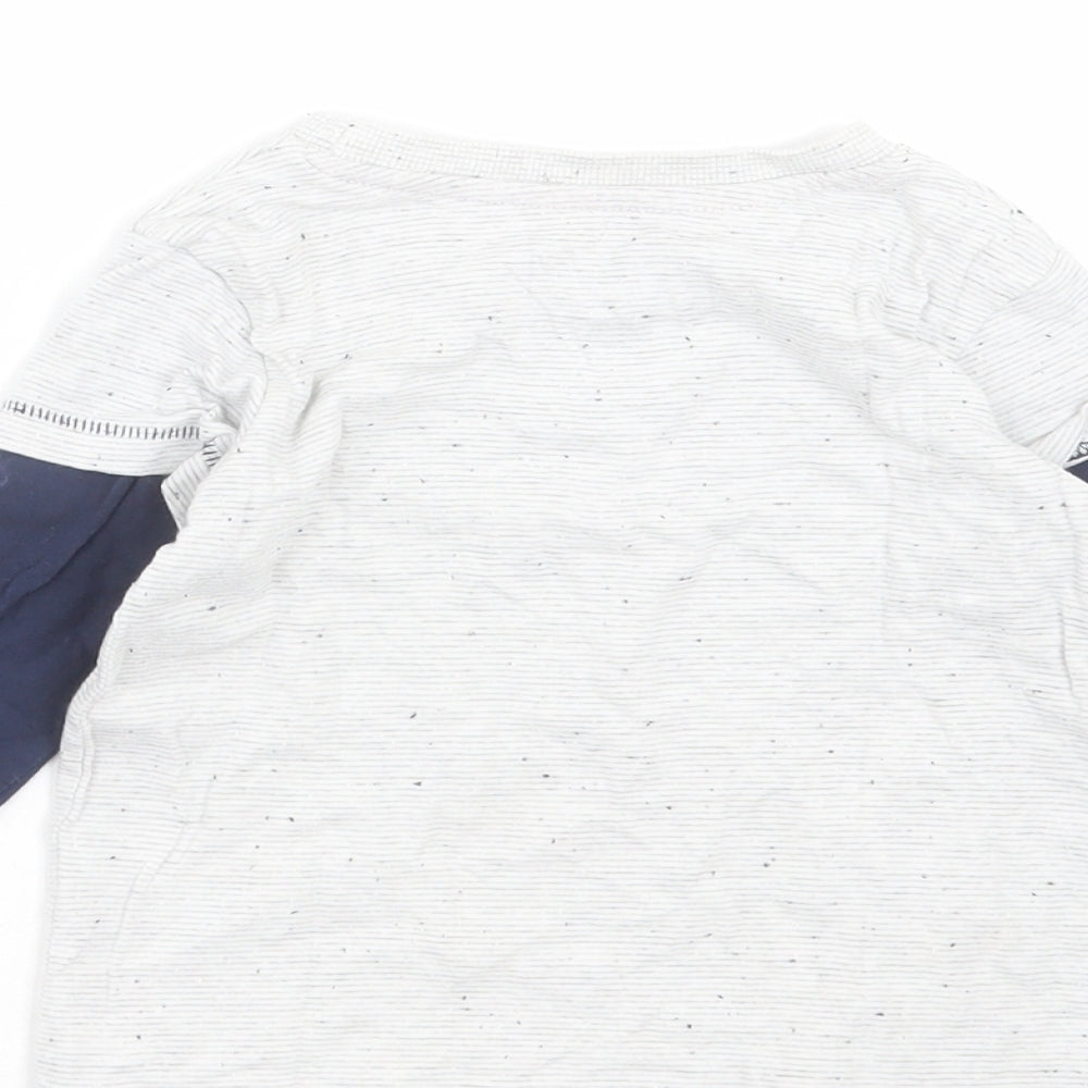 Matalan Boys Grey Basic T-Shirt Size 18-24 Months - high flyer