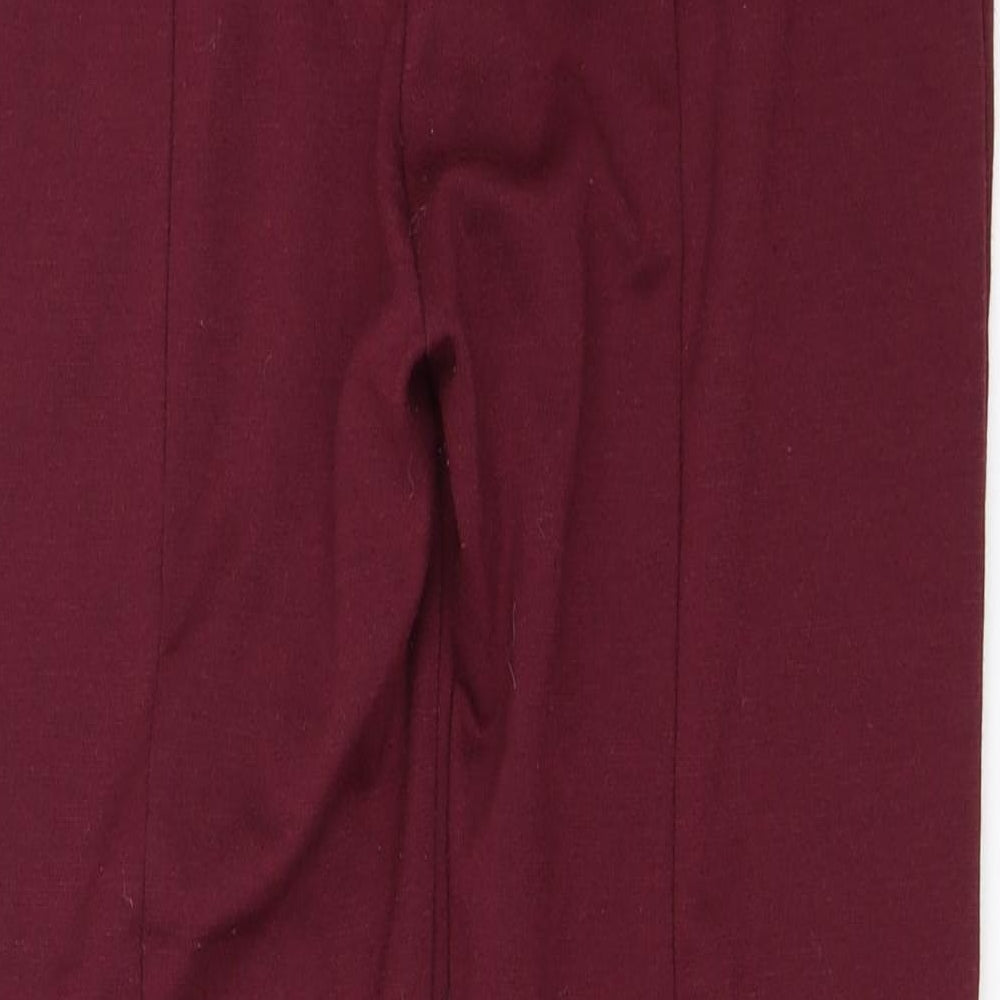 Primark Womens Purple Trousers Size S L27 in
