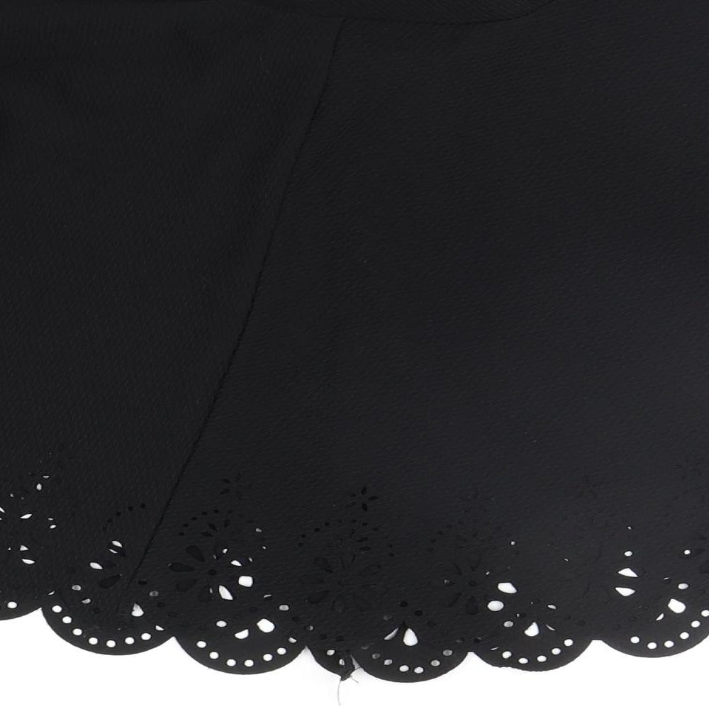 Preworn Womens Black A-Line Skirt Size S