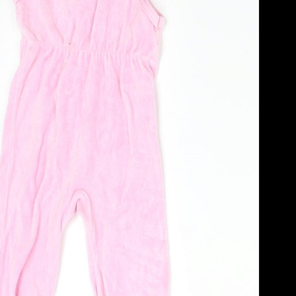 Baby Club Baby Pink Babygrow One-Piece Size 3-6 Months - Elephant