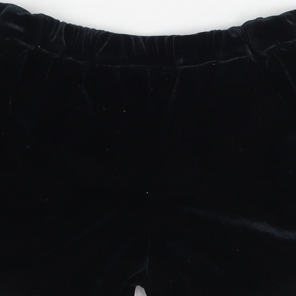 Marks and Spencer Girls Black Sailor Shorts Size 2-3 Years