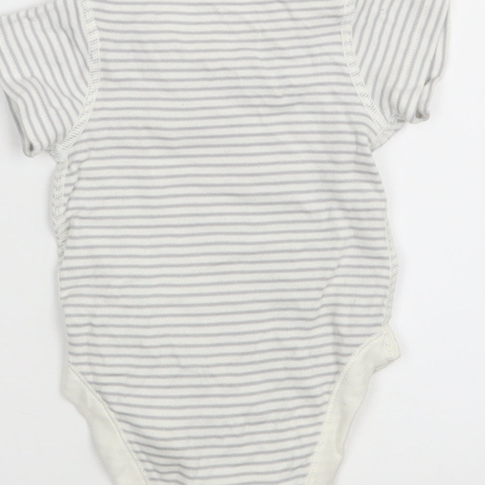 M&S Baby Multicoloured Striped Leotard One-Piece Size 0-3 Months