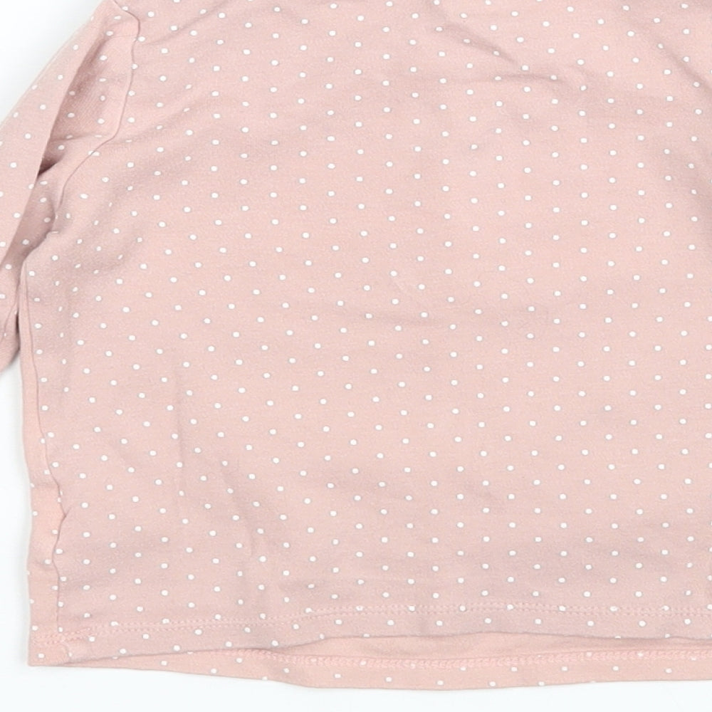 Disney Baby Girls Pink Polka Dot Basic T-Shirt Size 18-24 Months - Bambi