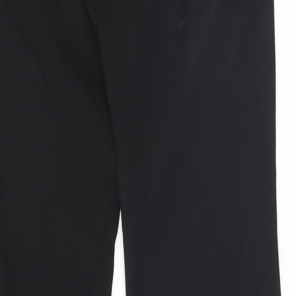 Karlo Ruicci Womens Black Trousers Size 10 L30 in