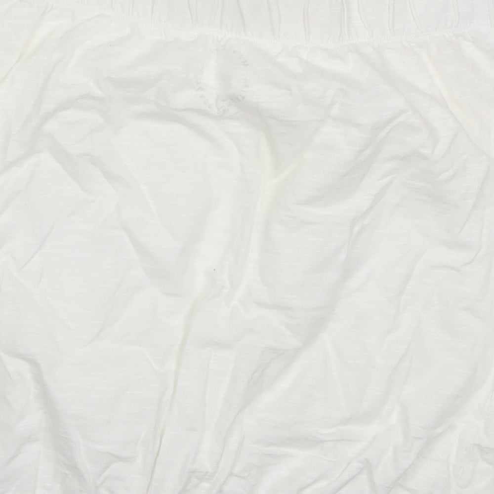 NEXT Womens White Basic Tank Size 12