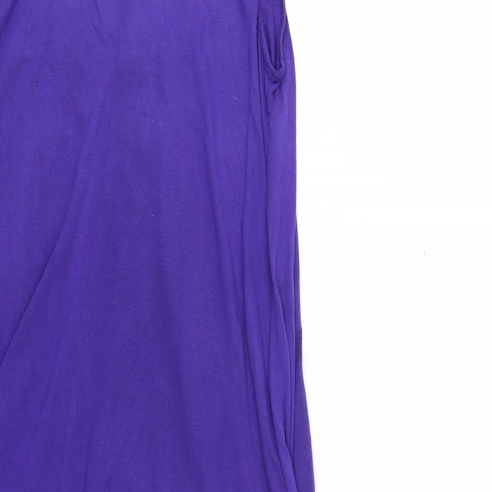 Marks and Spencer Womens Purple T-Shirt Dress Size 8