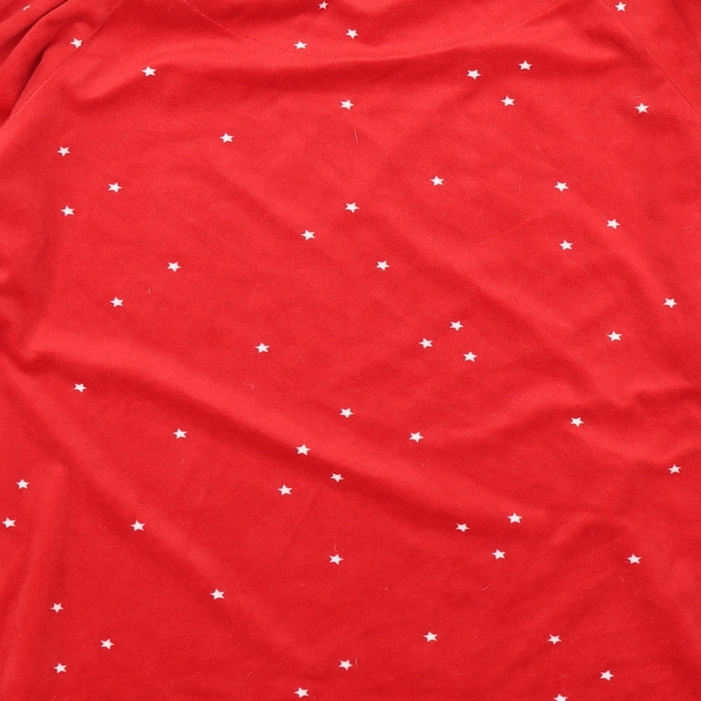 Love to Lounge Womens Red Polka Dot Top Pyjama Top Size S