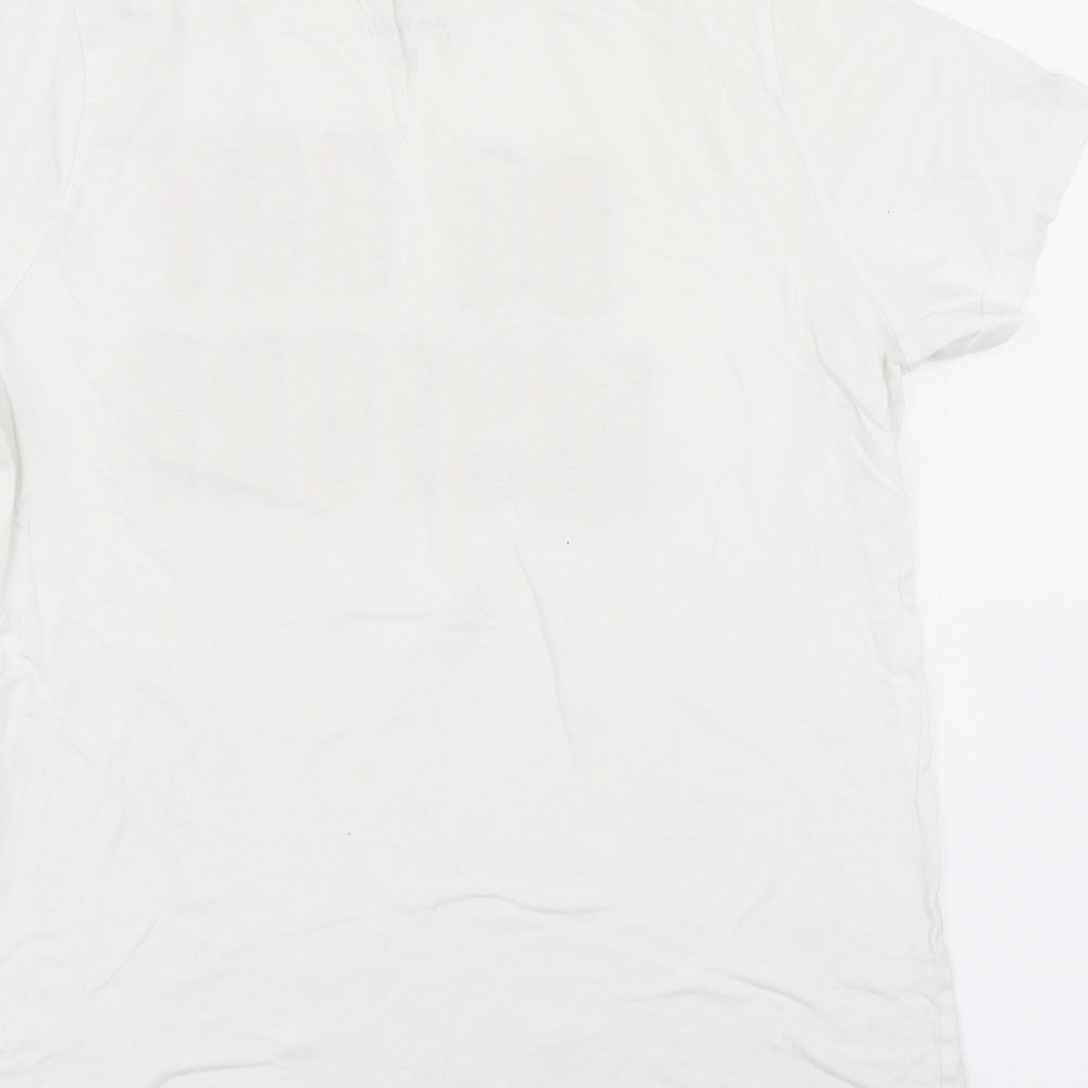F&F Boys White Basic T-Shirt Size 13-14 Years