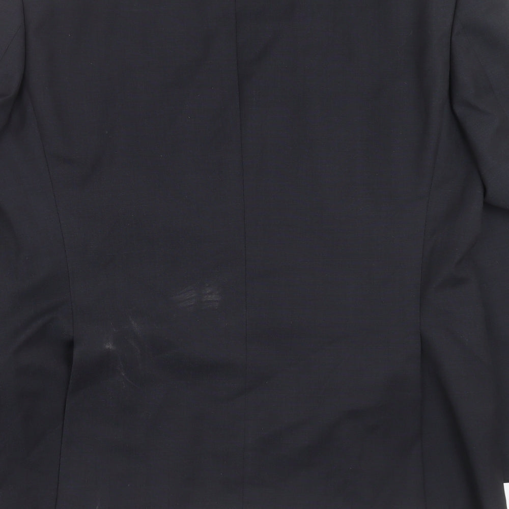 Marks and Spencer Mens Grey Jacket Suit Jacket Size 40 - Tailored fit