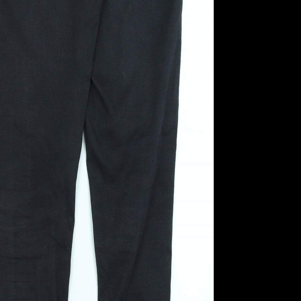 M&S Womens Black Skinny Jeans Size L L29 in