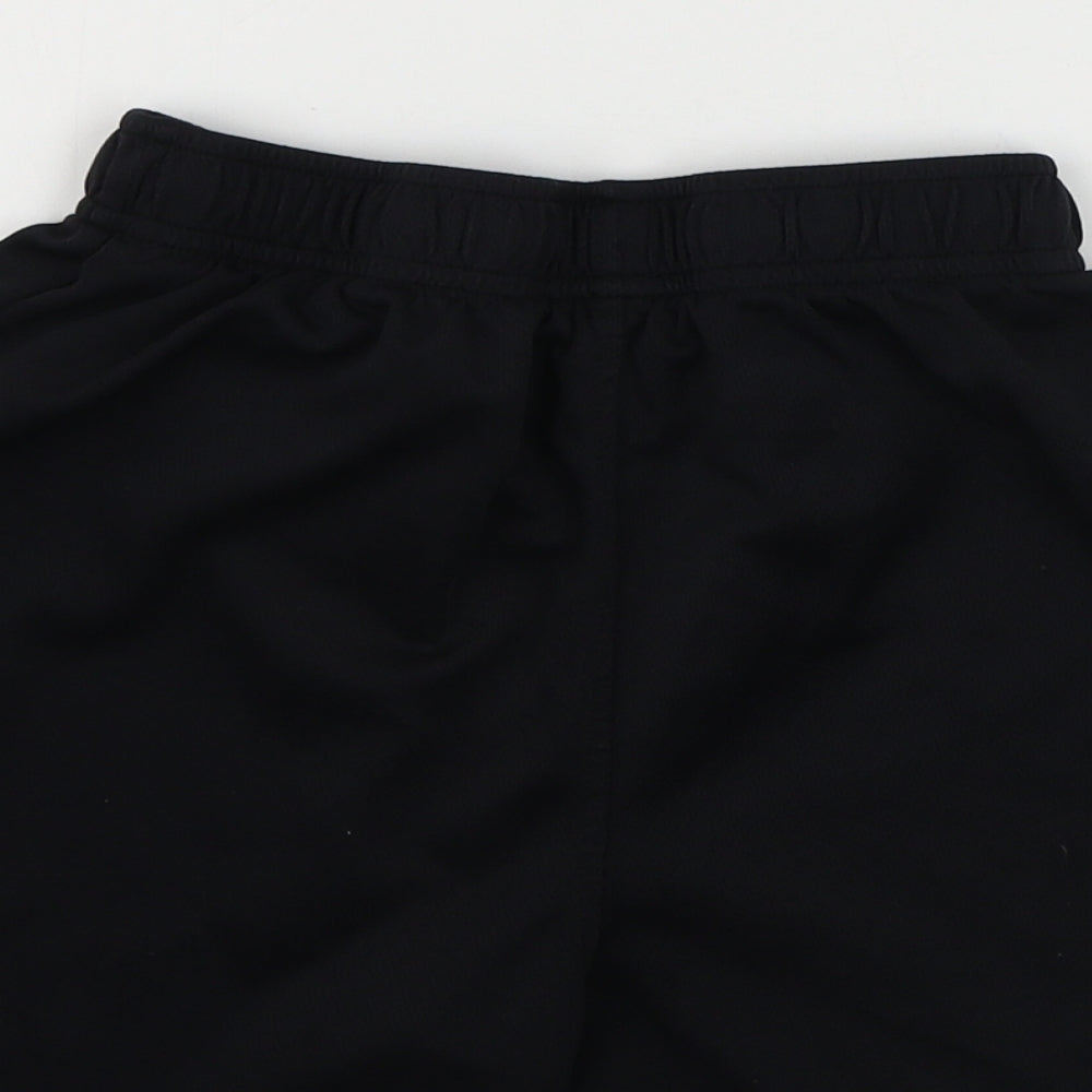 Fruit of the Loom Boys Black Sweat Shorts Size 9-10 Years