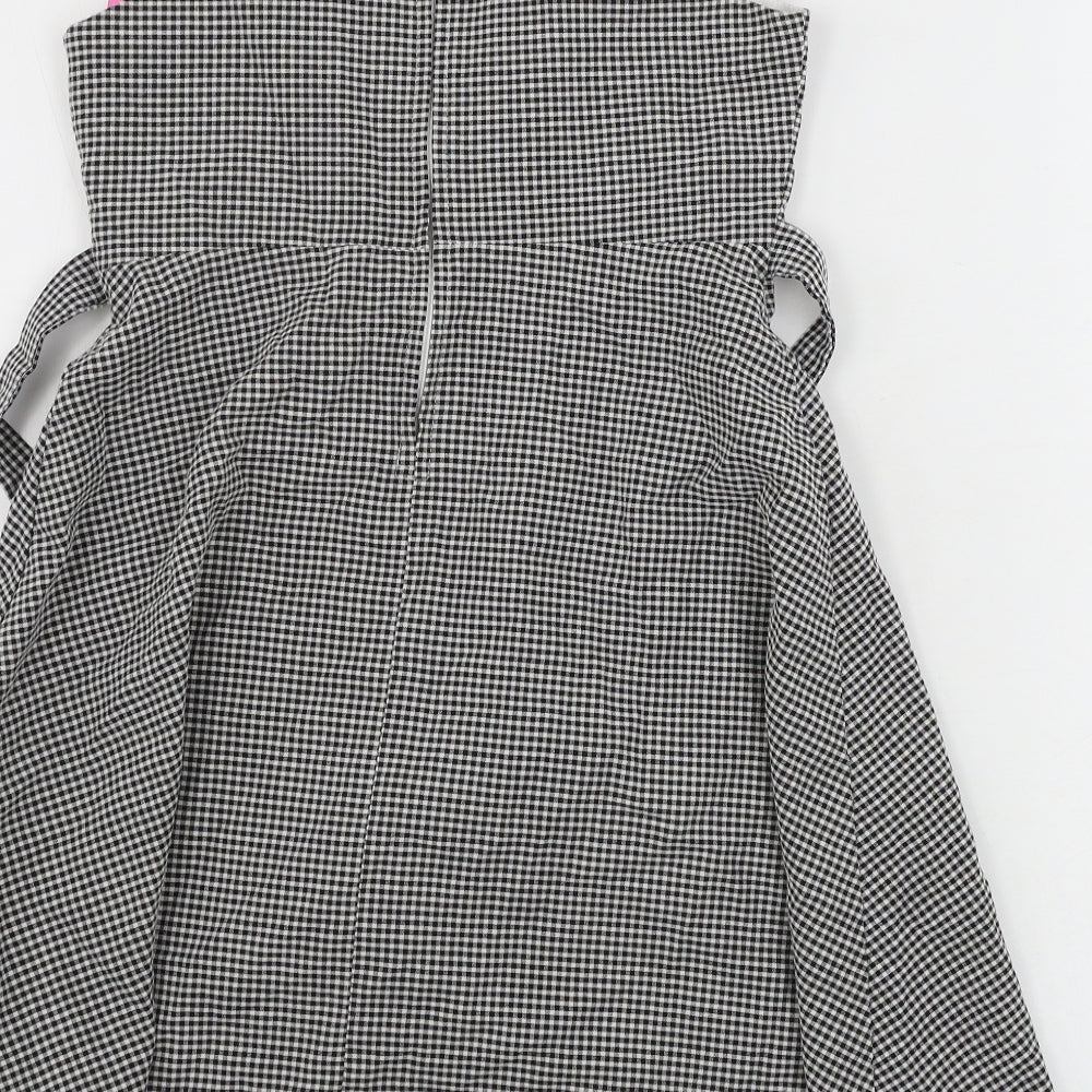 Jessica Ann Girls White Check A-Line Size 10 Years