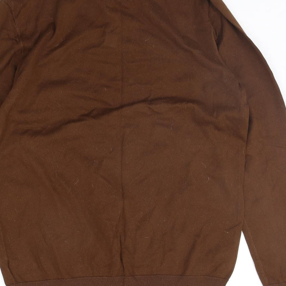 NEXT Mens Brown Polo Size L