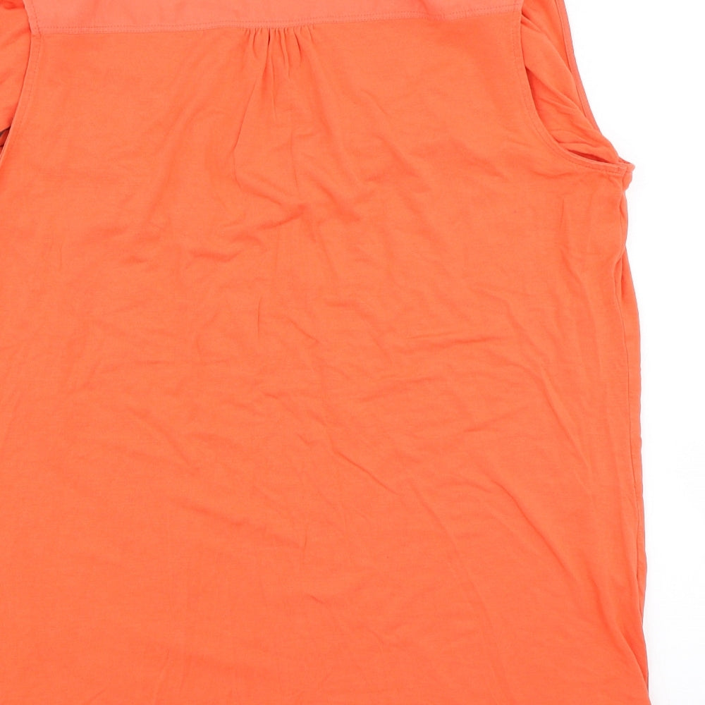 Debenhams Womens Orange Basic Tank Size 16