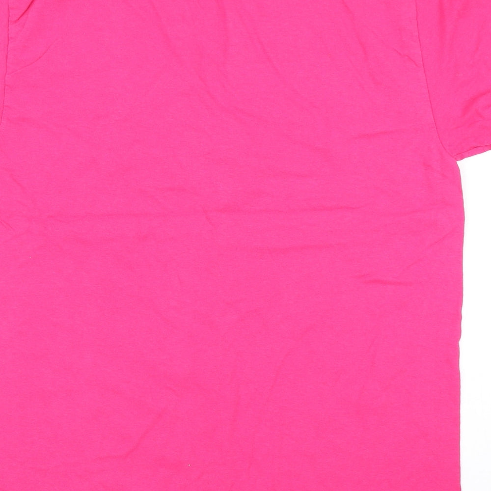 Gildan Womens Pink Basic T-Shirt Size M