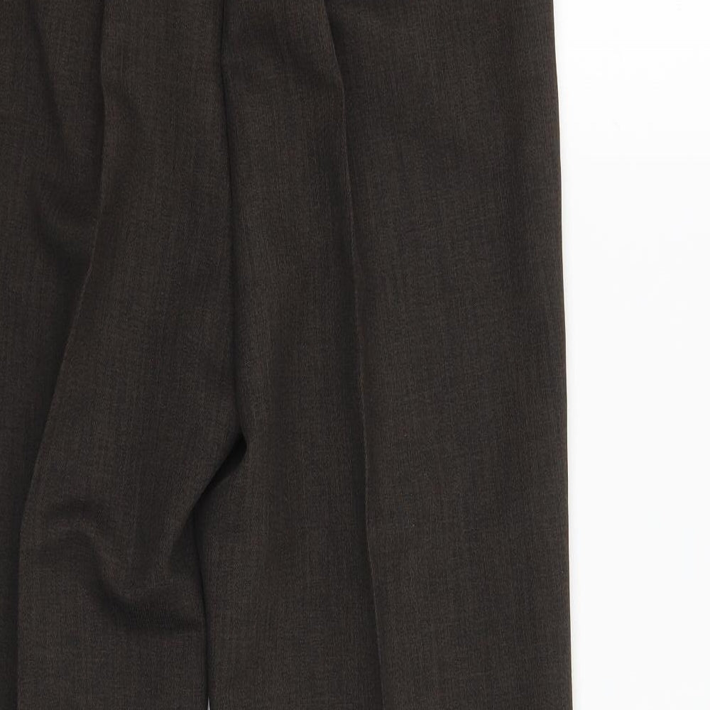 Saira of Manchester Womens Brown Trousers Size 12 L28 in