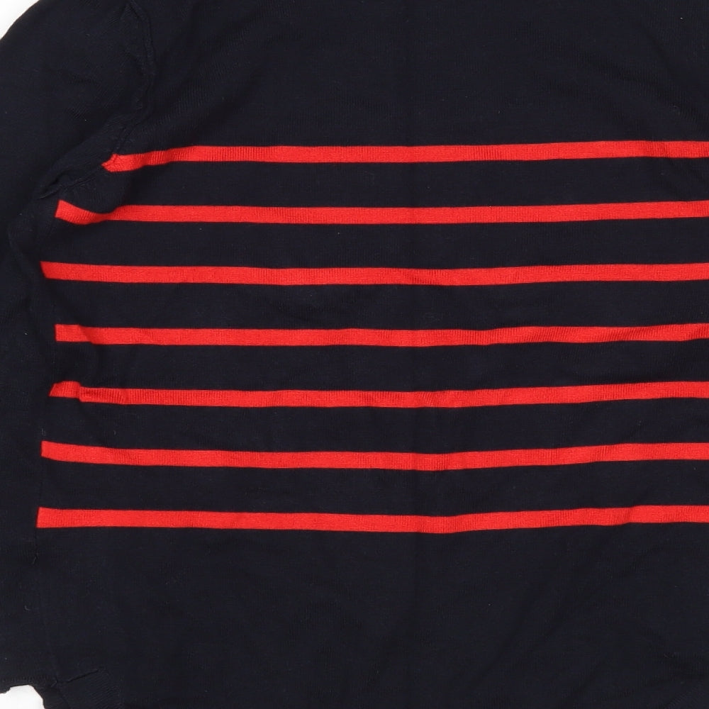 Only Womens Multicoloured Striped Pullover Jumper Size S
