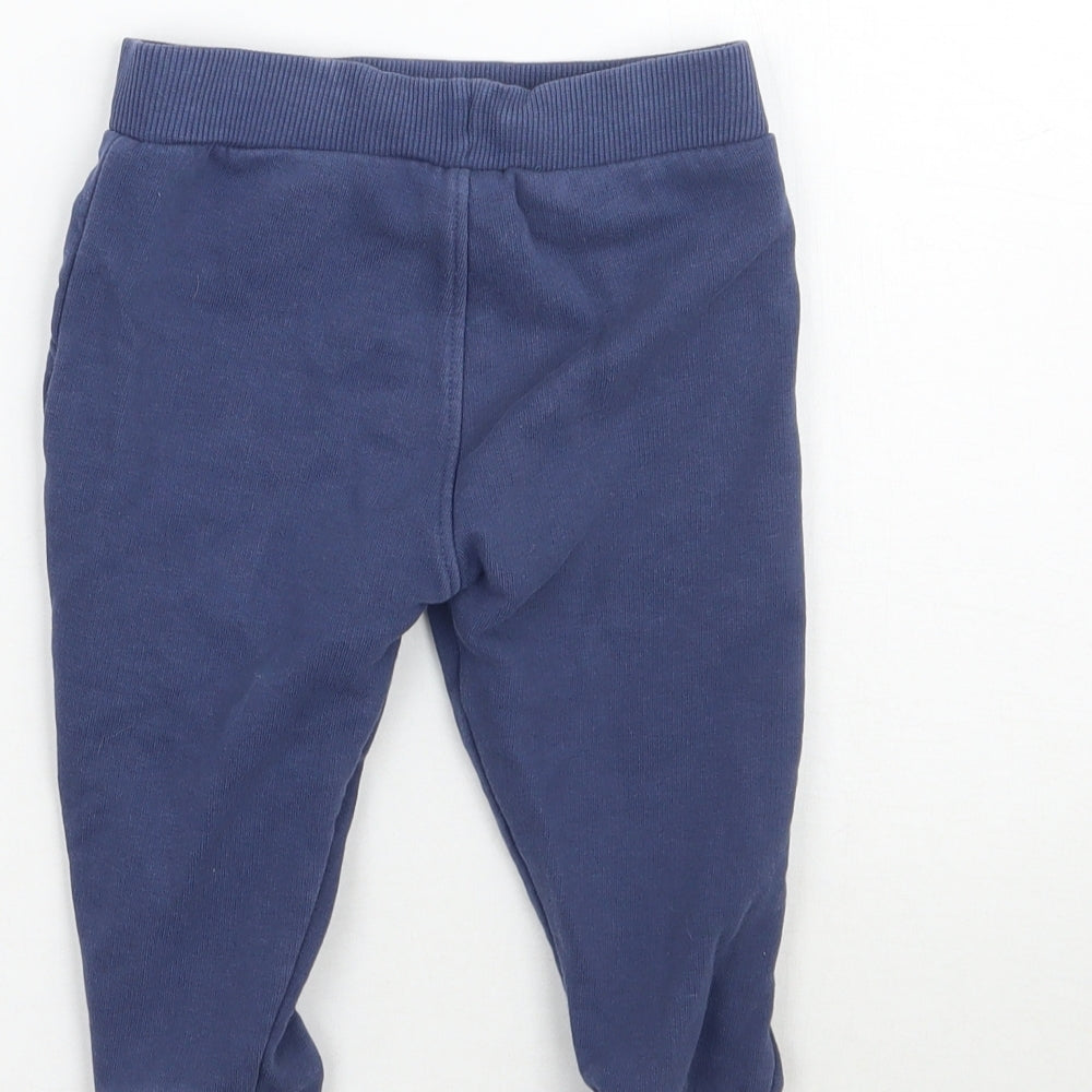 Marks and Spencer Baby Blue Jogger Trousers Size 9-12 Months