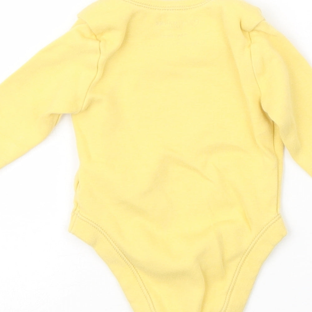 Primark Girls Yellow Babygrow One-Piece Size 0-3 Months