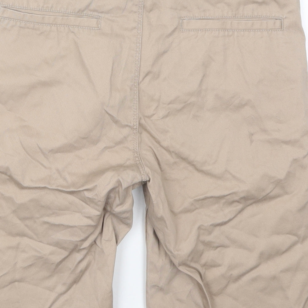 Topman Mens Beige Bermuda Shorts Size 30