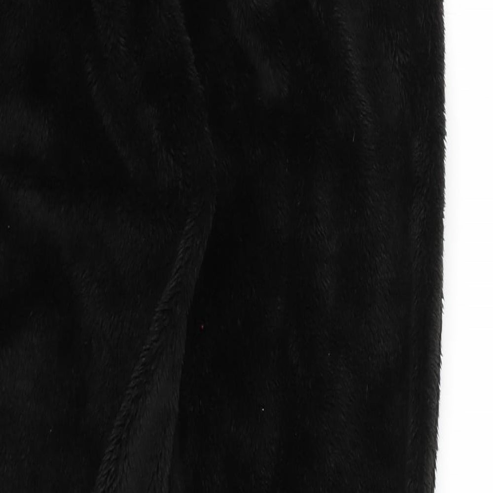 Preworn Womens Black Solid Pyjama Pants Size 8