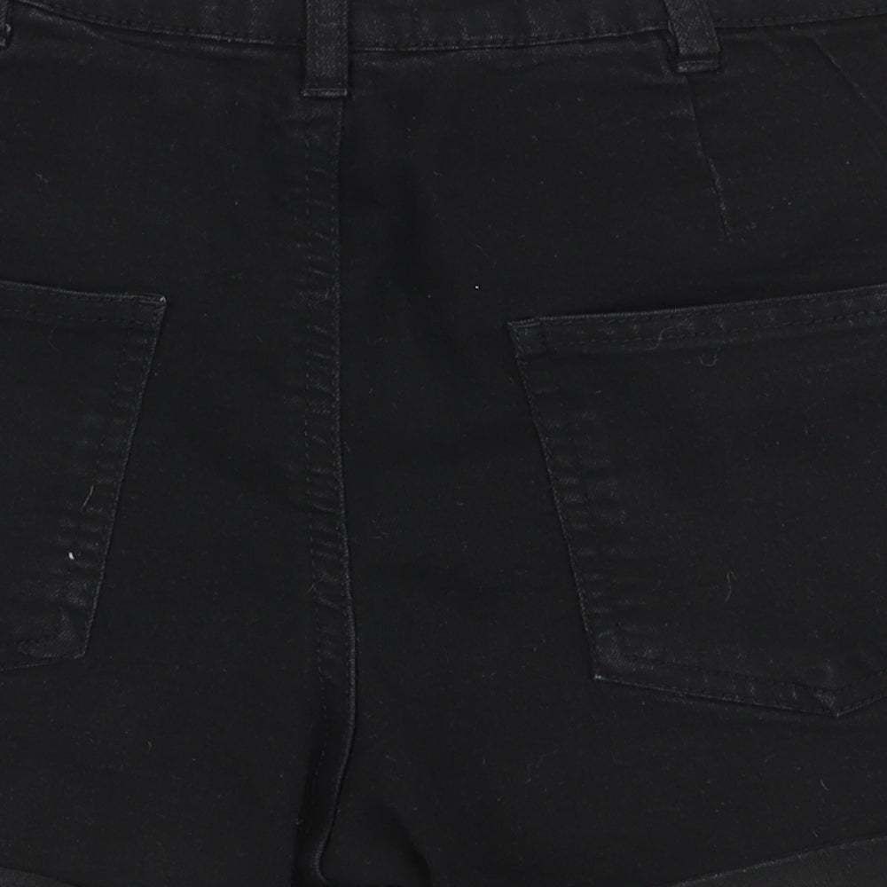 Select Womens Black Hot Pants Shorts Size 6