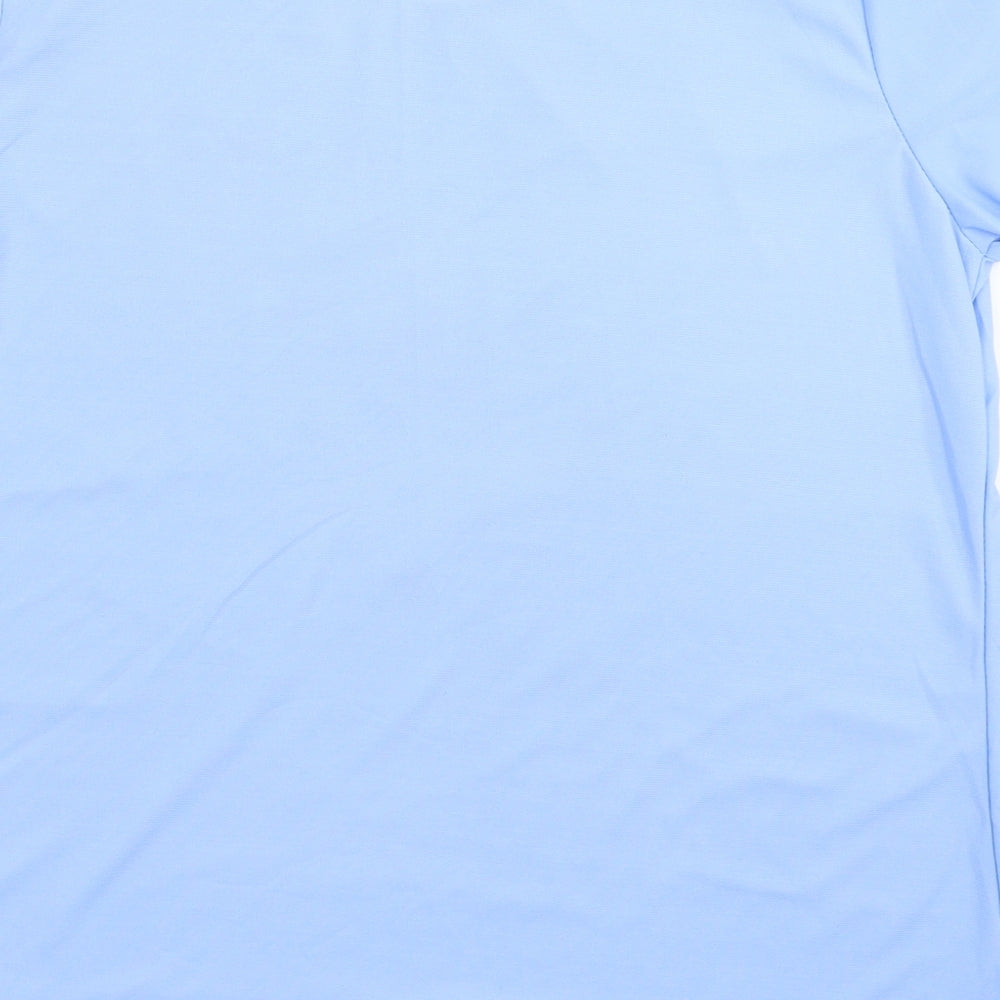 Xin Da Womens Blue Basic T-Shirt Size L