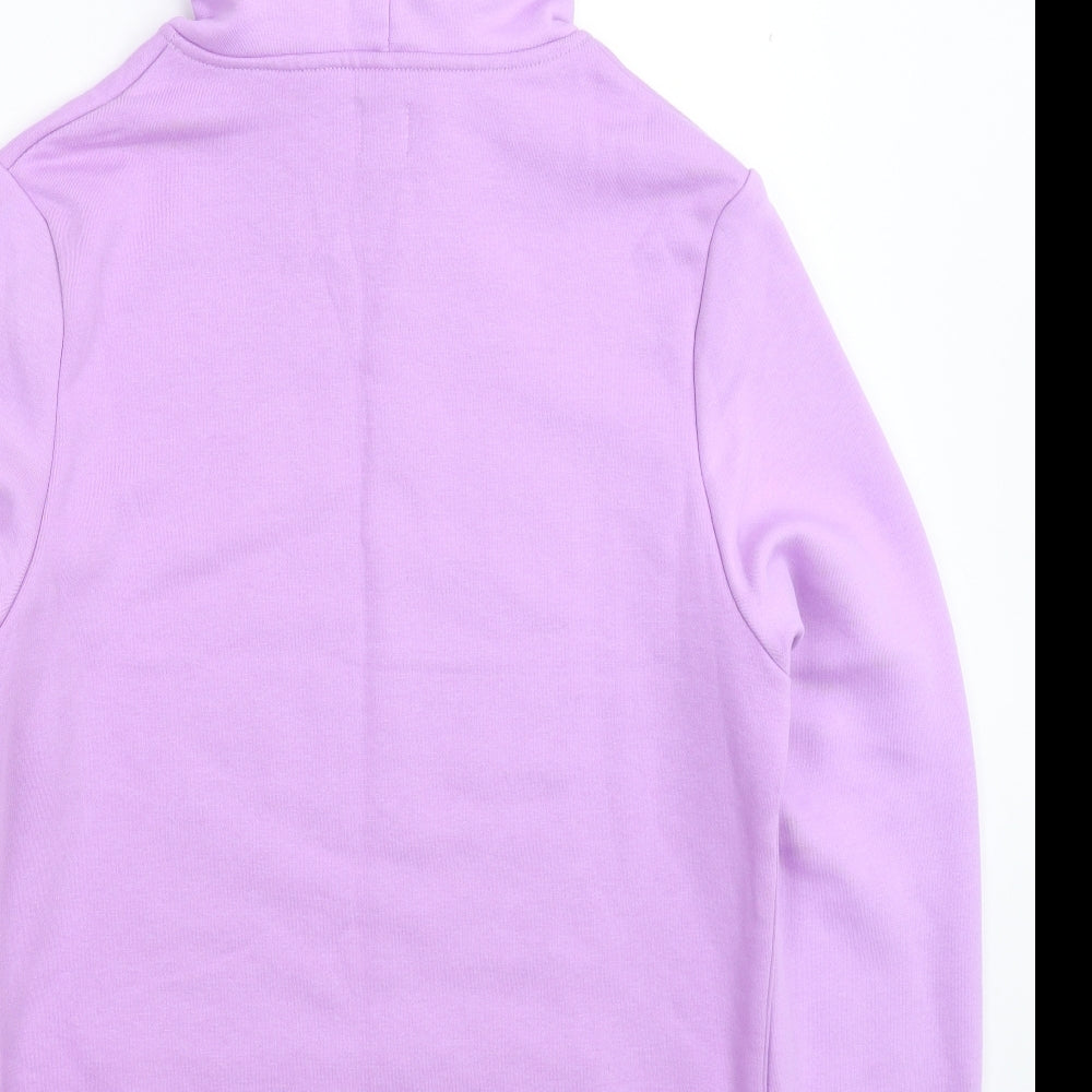 River Island Mens Purple Pullover Hoodie Size S