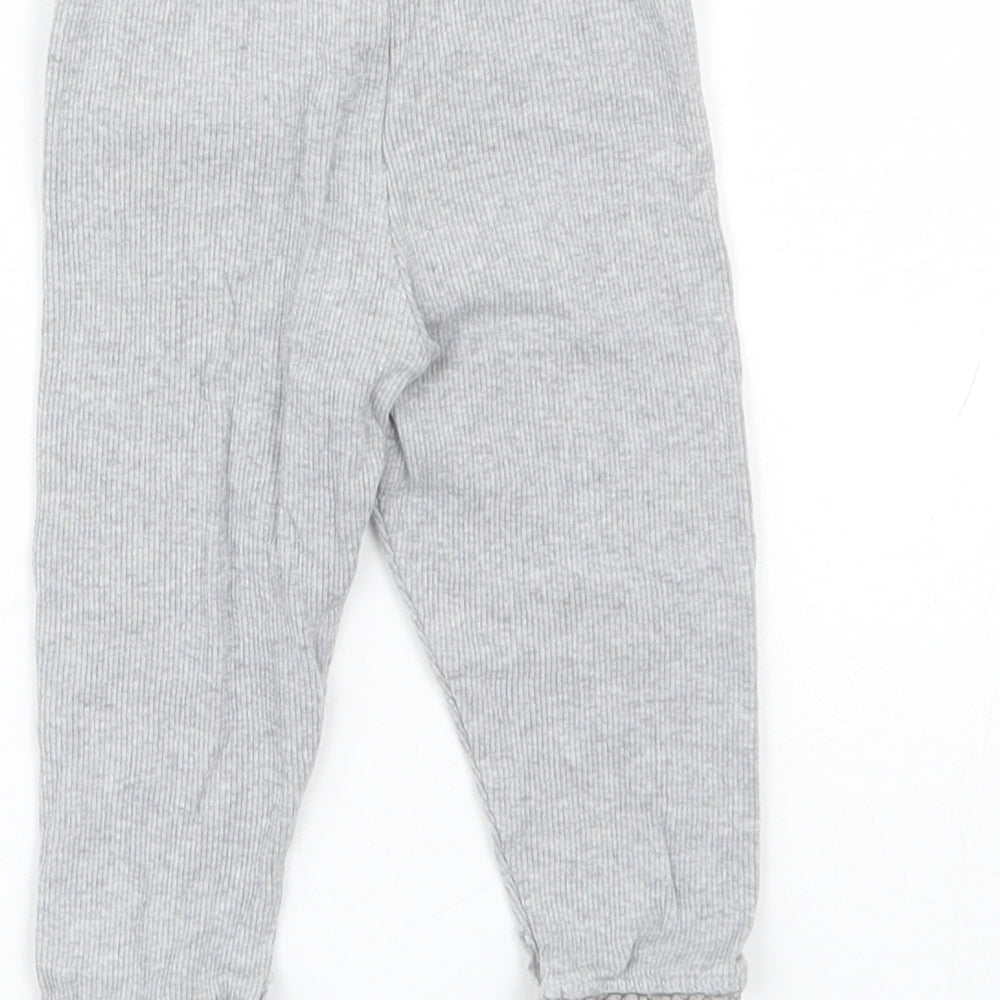 F&F Baby Grey Capri Trousers Size 6-9 Months