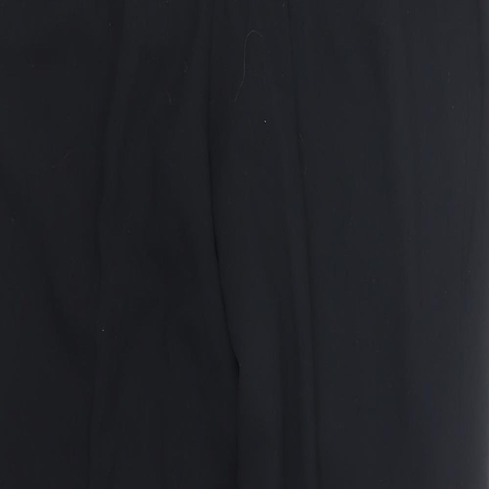 M&S Womens Black Trousers Size 14 L26 in