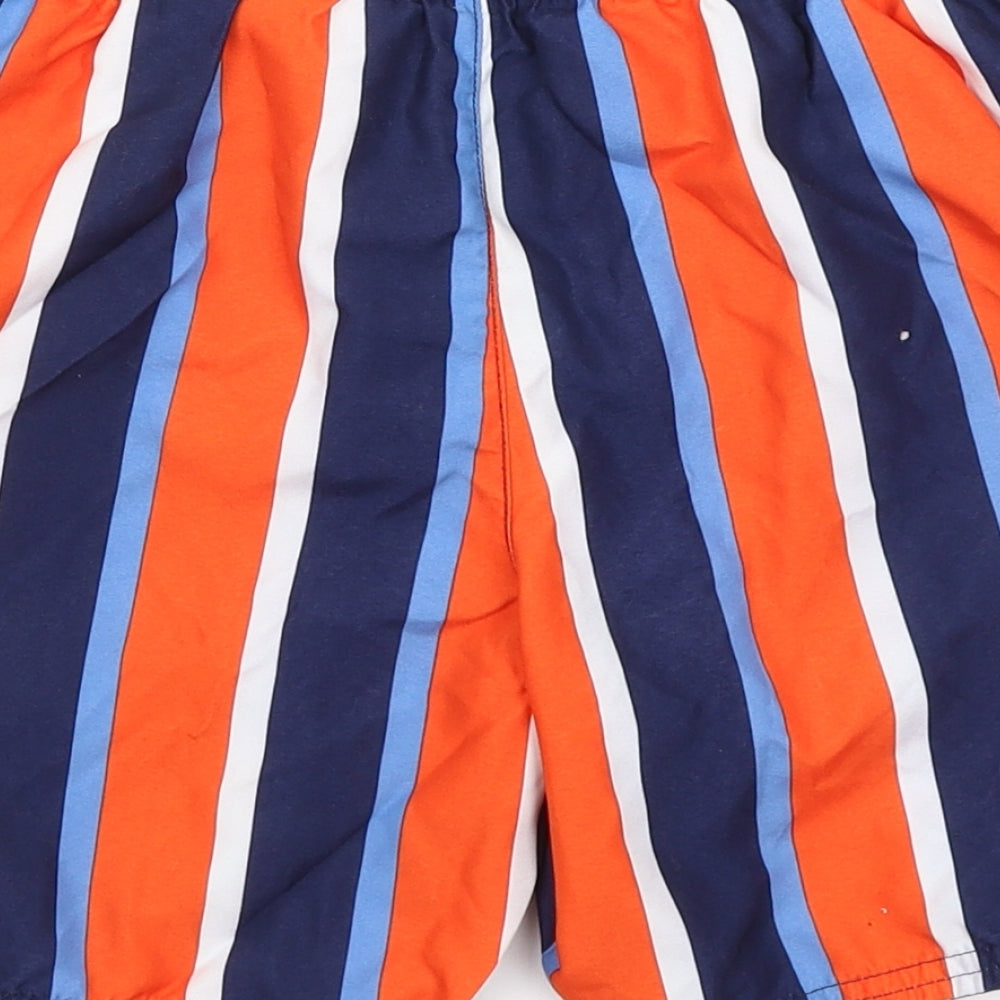 George Boys Blue Striped Bermuda Shorts Size 9-10 Years