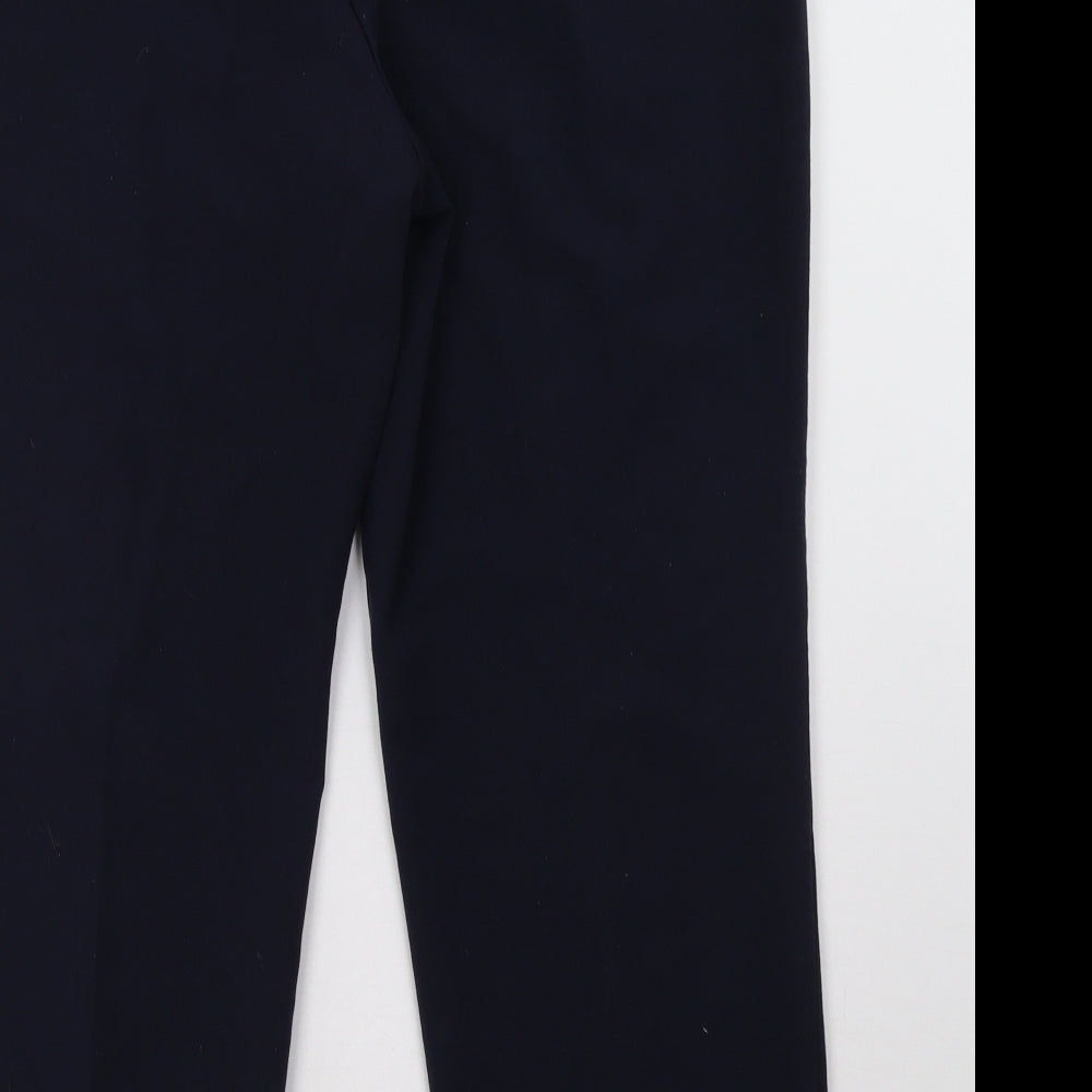 BM Collection Womens Blue Trousers Size 16 L30 in