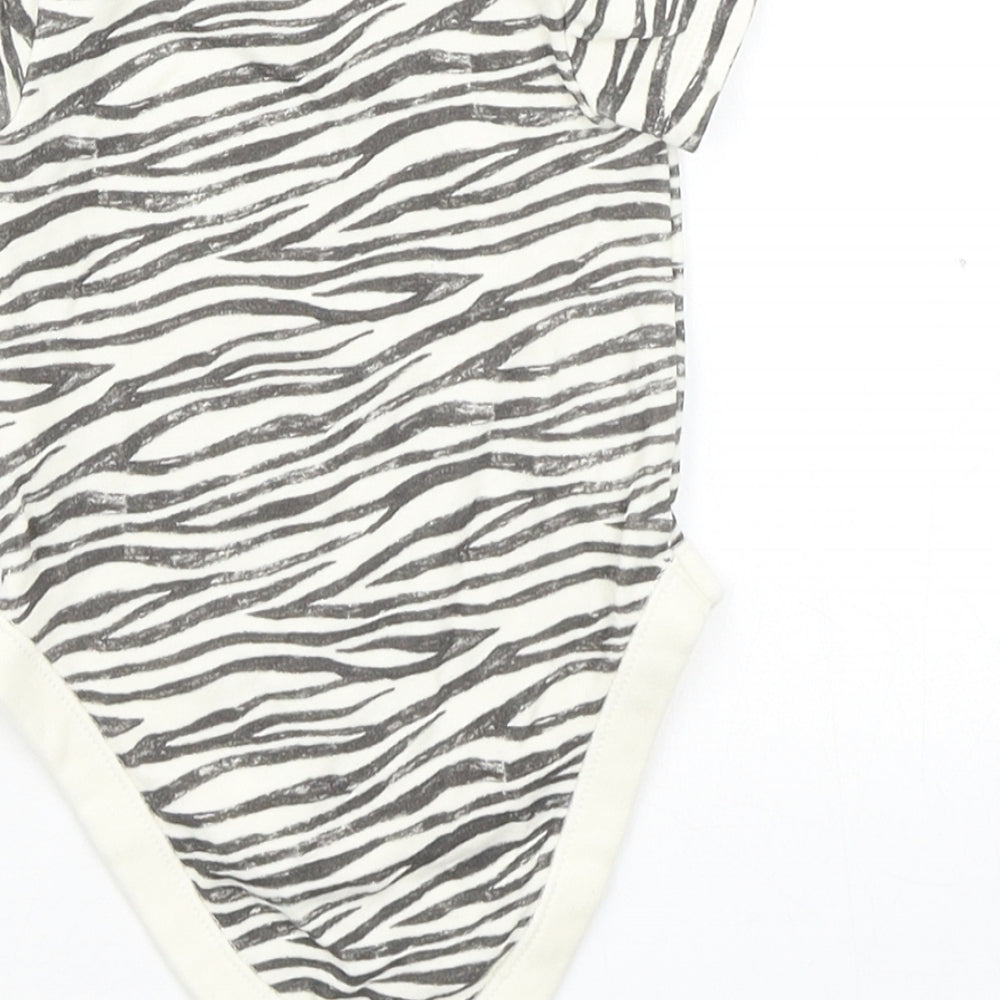George Baby Multicoloured Animal Print Babygrow One-Piece Size 0-3 Months