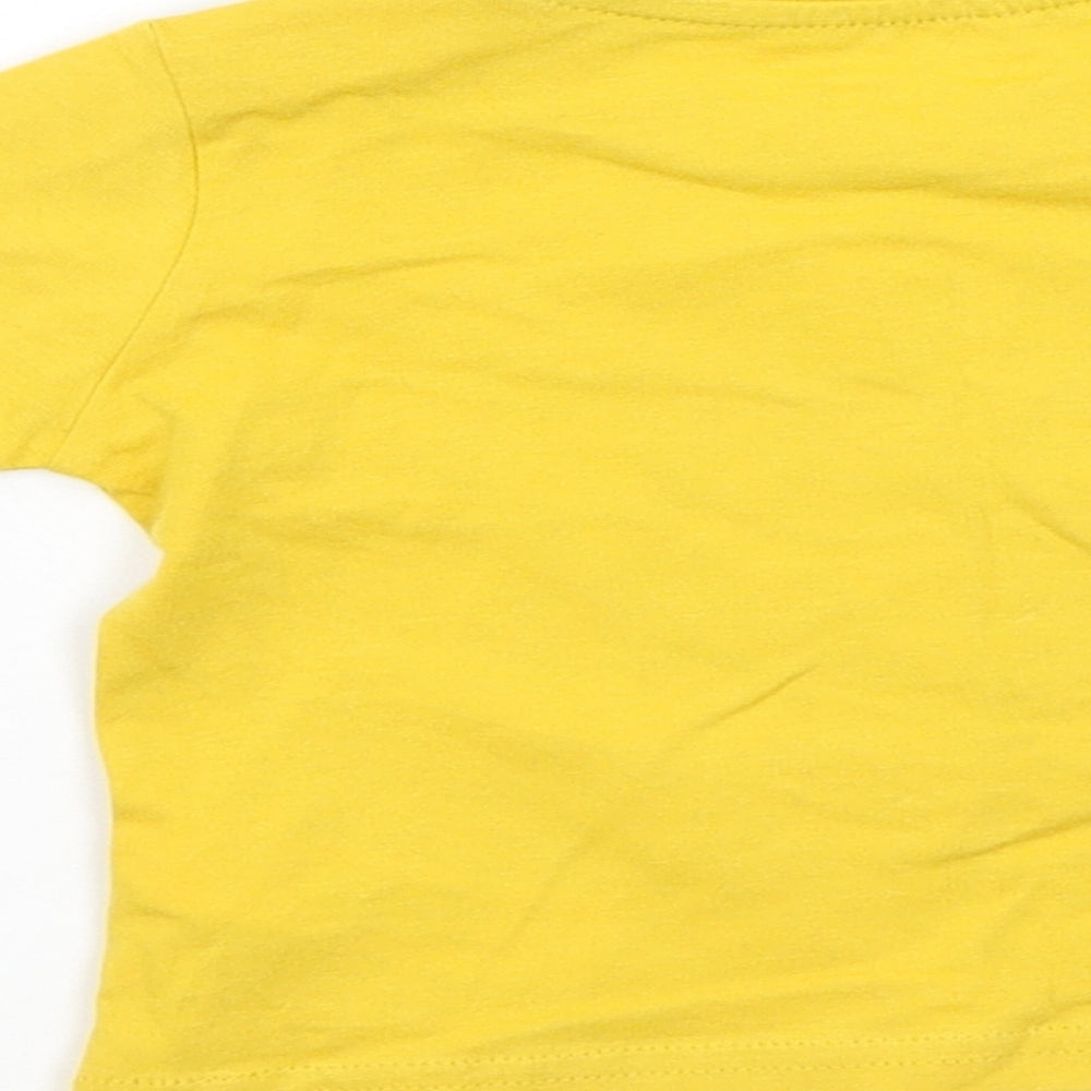 Primark Boys Yellow Basic T-Shirt Size 6-9 Months