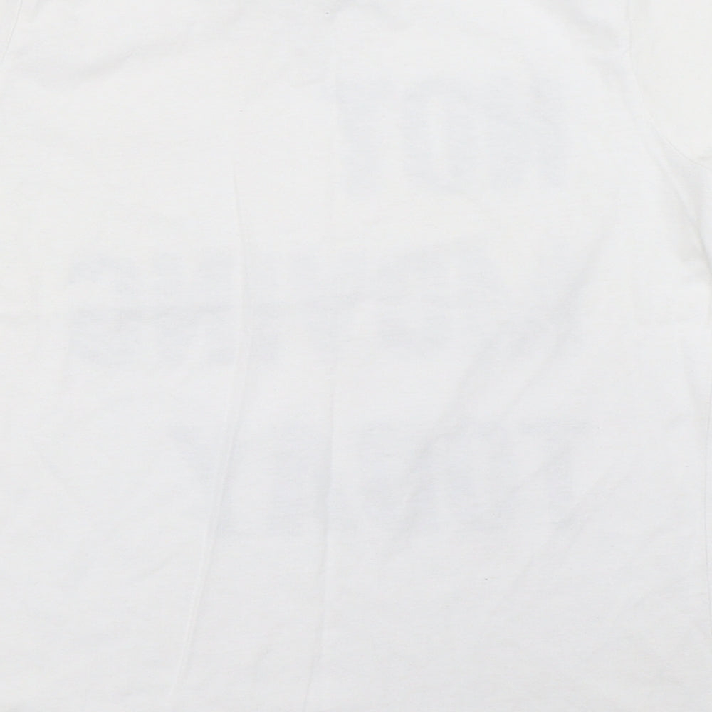 Matalan Boys White Basic T-Shirt Size 10-11 Years