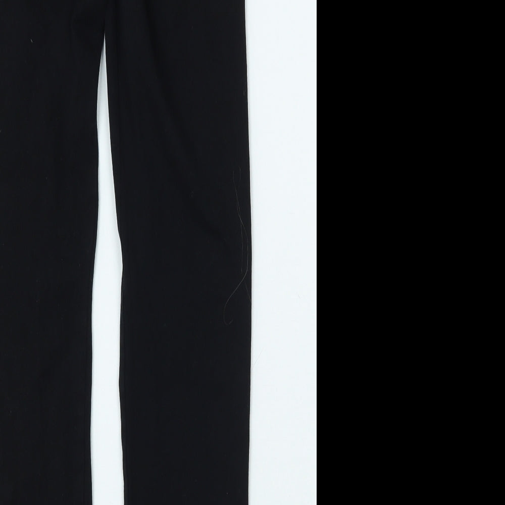 Nutmeg Girls Black Jegging Trousers Size 12 Years